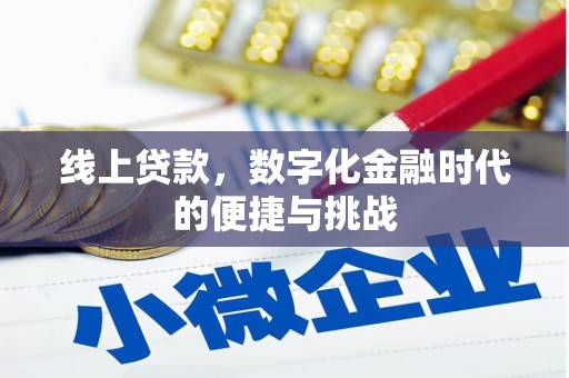 山南线上贷款，数字化金融时代的便捷与挑战