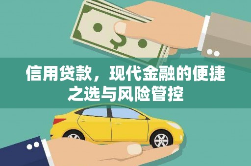 山南信用贷款，现代金融的便捷之选与风险管控