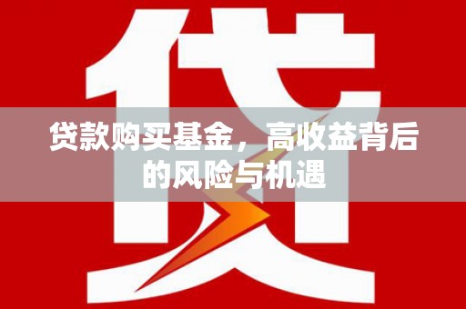 山南贷款购买基金，高收益背后的风险与机遇