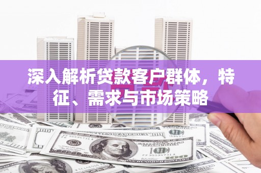 山南深入解析贷款客户群体，特征、需求与市场策略