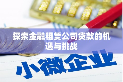 山南探索金融租赁公司贷款的机遇与挑战