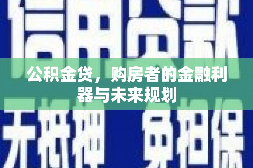 山南公积金贷，购房者的金融利器与未来规划