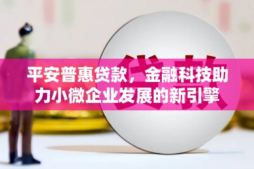 山南平安普惠贷款，金融科技助力小微企业发展的新引擎