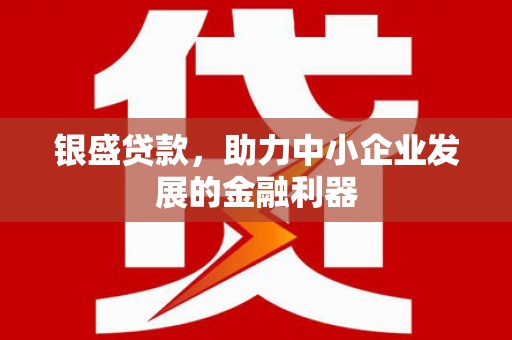 山南银盛贷款，助力中小企业发展的金融利器