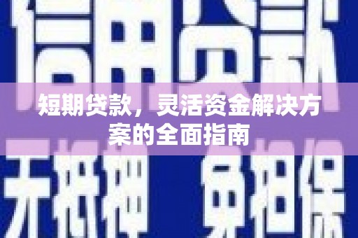 山南短期贷款，灵活资金解决方案的全面指南