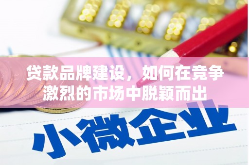 山南贷款品牌建设，如何在竞争激烈的市场中脱颖而出