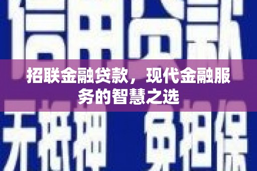 山南招联金融贷款，现代金融服务的智慧之选