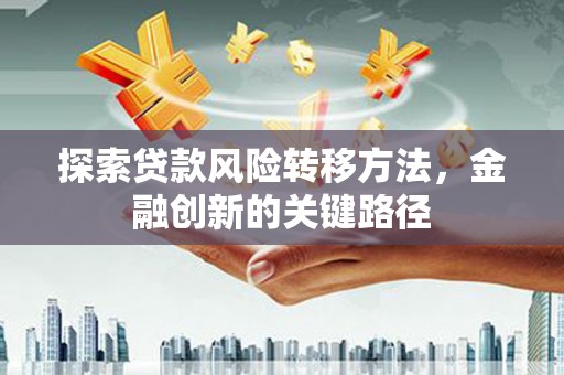 山南探索贷款风险转移方法，金融创新的关键路径