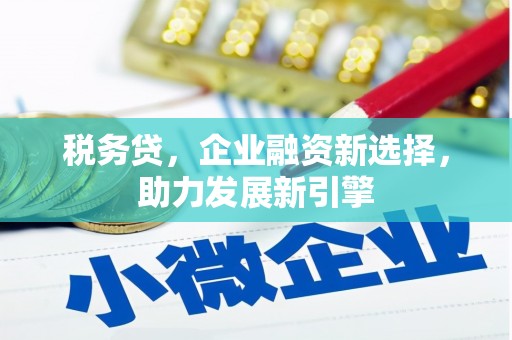 山南税务贷，企业融资新选择，助力发展新引擎