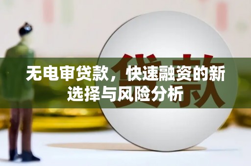 山南无电审贷款，快速融资的新选择与风险分析