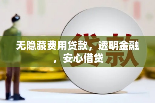山南无隐藏费用贷款，透明金融，安心借贷