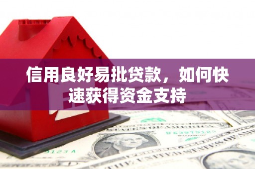 山南信用良好易批贷款，如何快速获得资金支持