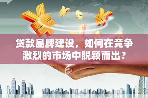 山南贷款品牌建设，如何在竞争激烈的市场中脱颖而出？