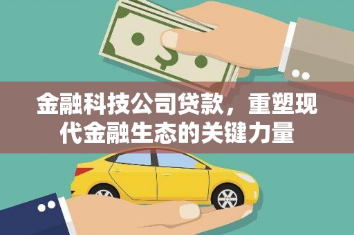 山南金融科技公司贷款，重塑现代金融生态的关键力量