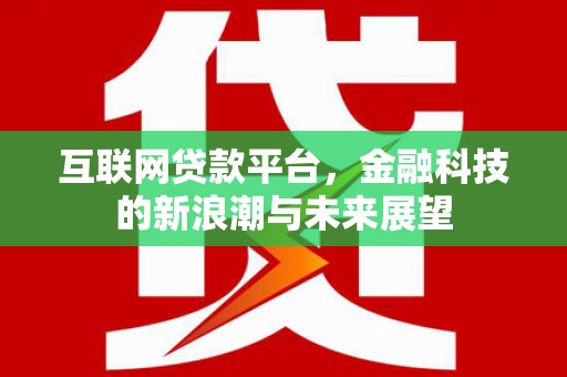 山南互联网贷款平台，金融科技的新浪潮与未来展望