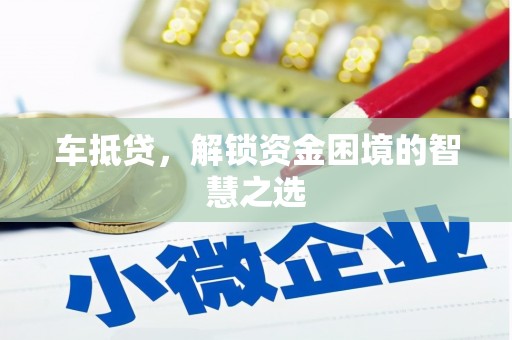 山南车抵贷，解锁资金困境的智慧之选