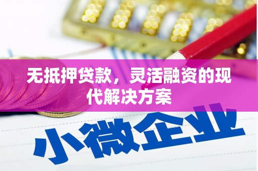山南无抵押贷款，灵活融资的现代解决方案
