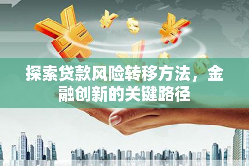 山南探索贷款风险转移方法，金融创新的关键路径