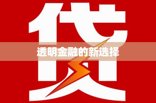 山南透明金融的新选择