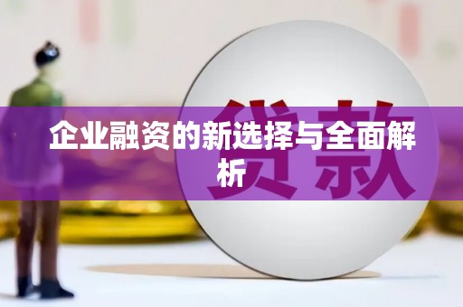 山南企业融资的新选择与全面解析